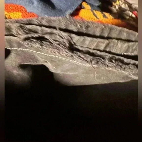 Enjoi size 32 men’s black fader wideleg jean. white stitching detail. - Picture 6 of 6